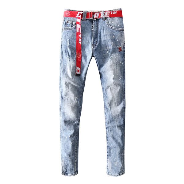 2020 new summer leisure bike jeans fashion brand designer men's jeans distress tear men's straight fit jeans h4, Blue
2020 new summer leisure bike jeans fashion brand designer men's jeans distress tear men's straight fit jeans h4, Blue