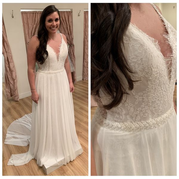 romantic spaghetti white wedding dresses for the beach a-line lace appliques people wedding dress beaded waist wedding gowns
romantic spaghetti white wedding dresses for the beach a-line lace appliques people wedding dress beaded waist wedding gowns