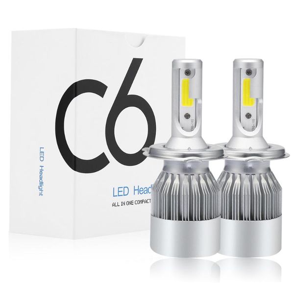 2pcs 9-36v led c6 car headlight led light 36w automatic headlamp 6000k light h1 h3 h7 h11 h13 9004 9005 9006 36w 3800lm bulb
2pcs 9-36v led c6 car headlight led light 36w automatic headlamp 6000k light h1 h3 h7 h11 h13 9004 9005 9006 36w 3800lm bulb