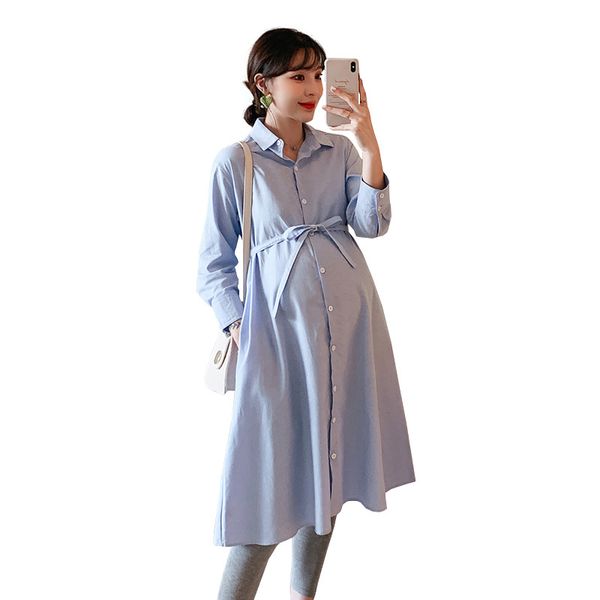 весна осень элегантный maternityshirt одежда хлопок беременная женщина макси платье мандарин воротник плюс размер длиной до колен с длинным, White
весна осень элегантный maternityshirt одежда хлопок беременная женщина макси платье мандарин воротник плюс размер длиной до колен с длинным, White