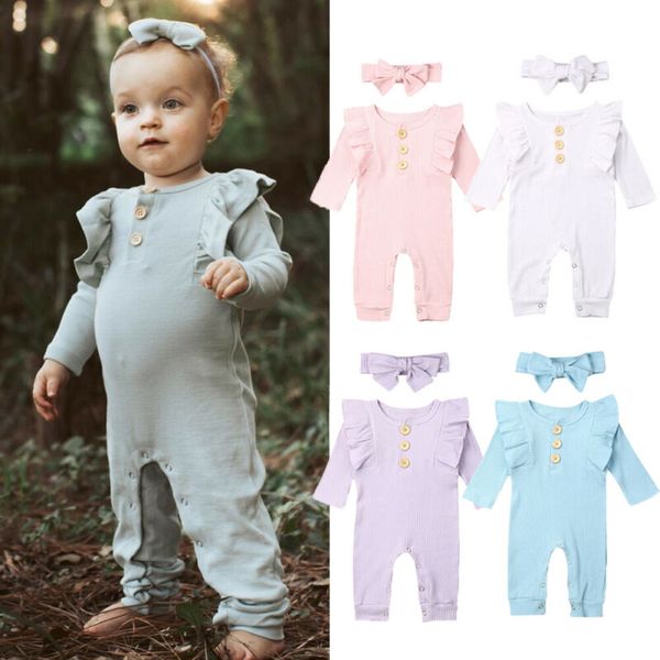 2020 baby spring autumn clothing newborn baby boy girl long sleeve romper ruffled ribbed jumpsuit overall knitted clothes outfit, Blue
2020 baby spring autumn clothing newborn baby boy girl long sleeve romper ruffled ribbed jumpsuit overall knitted clothes outfit, Blue
