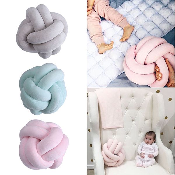 1pc cute creative knot ball pillow cushion soft lumbar pillow chair back cushion car household throw decoration
1pc cute creative knot ball pillow cushion soft lumbar pillow chair back cushion car household throw decoration