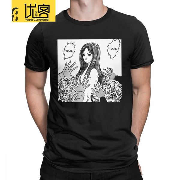 junji ito t-shirt anime manga japan horror kawaii creepy cute man t shirts casual pure cotton short sleeve tees design clothes, White;black
junji ito t-shirt anime manga japan horror kawaii creepy cute man t shirts casual pure cotton short sleeve tees design clothes, White;black