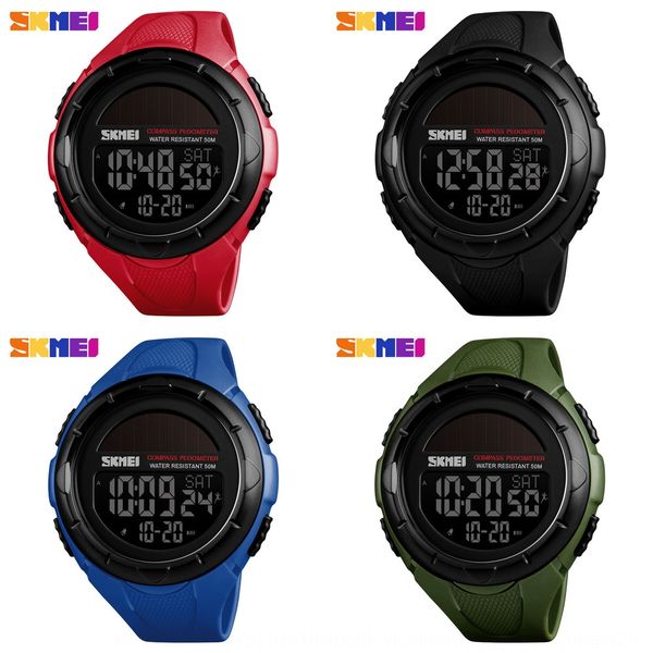 shikemei solar multi-function compass compass outdoor sports adventure mountaineering outdoor sports waterproof electronic watch, Blue
shikemei solar multi-function compass compass outdoor sports adventure mountaineering outdoor sports waterproof electronic watch, Blue