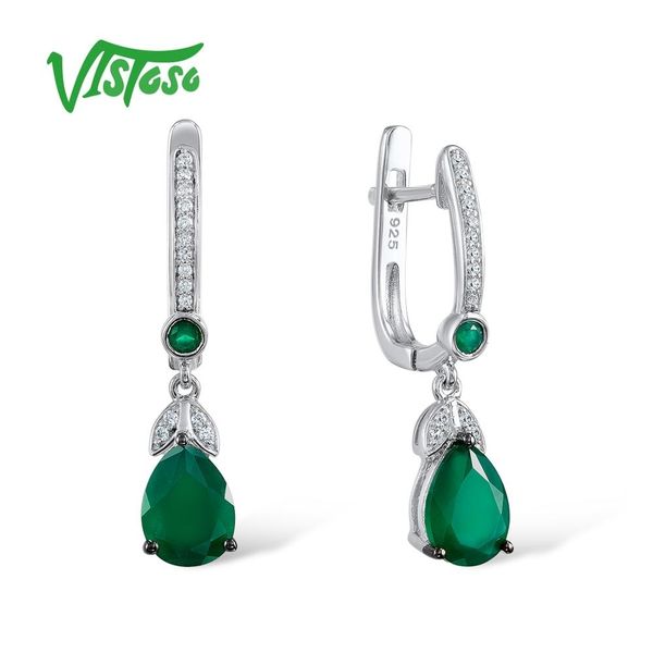 vistoso drop earrings jewelry earrings 925 sterling silver women pear green chalcedony round dyed green agate white cubic zircon cj191203, Golden
vistoso drop earrings jewelry earrings 925 sterling silver women pear green chalcedony round dyed green agate white cubic zircon cj191203, Golden