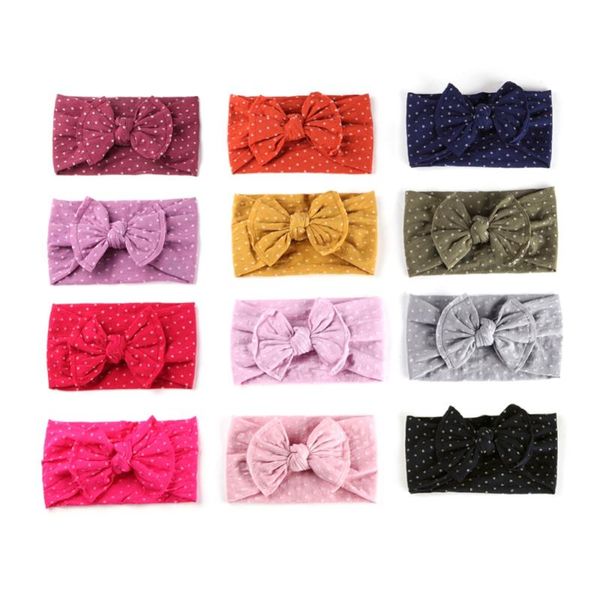 12pcs/lot dots printed nylon baby headband handmade babysbreath knotted bow super soft hair accessories 12 colors jfny103, Slivery;white
12pcs/lot dots printed nylon baby headband handmade babysbreath knotted bow super soft hair accessories 12 colors jfny103, Slivery;white