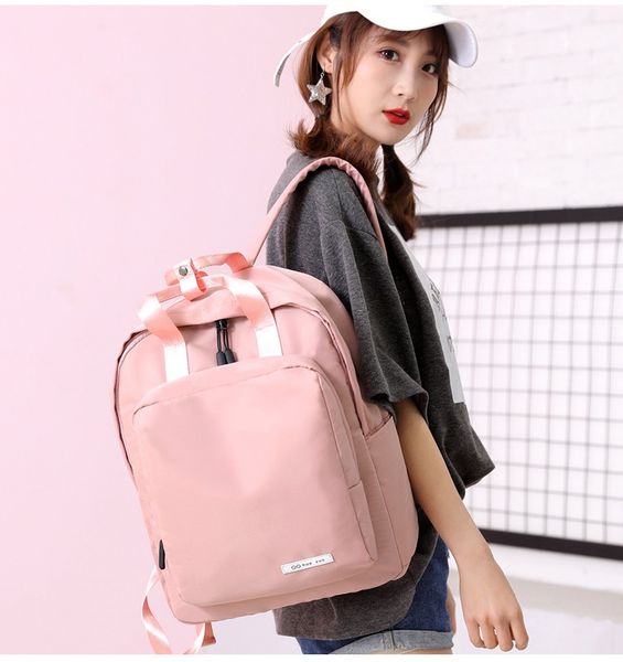 2019 new Korean women's large-capacity travel bag fashion campus junior high school student bag casual backpack wholesale