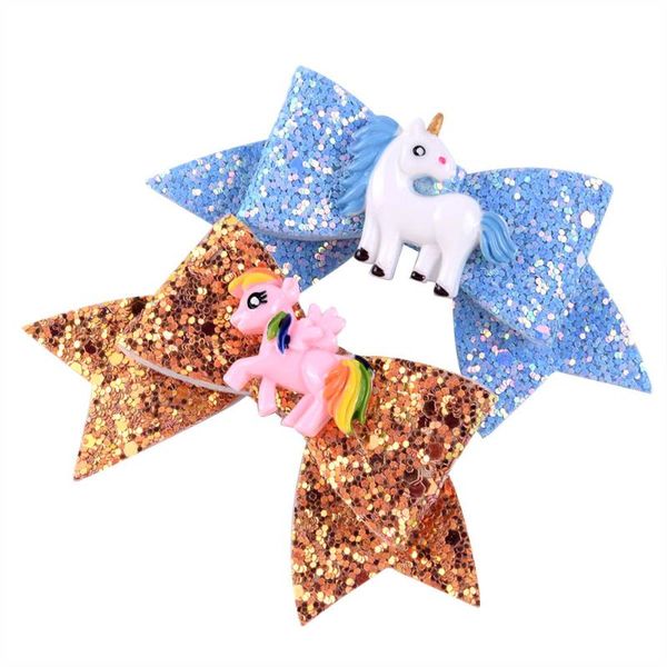 8pcs 3.7'' cute cartoon glitter unicorn hair clips bow knot unicorn kids princess hair accessories glitter, Slivery;white
8pcs 3.7'' cute cartoon glitter unicorn hair clips bow knot unicorn kids princess hair accessories glitter, Slivery;white