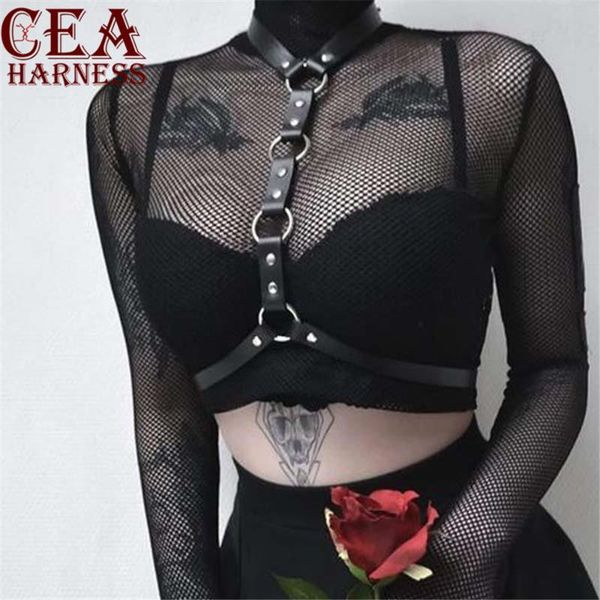 cea.harness new leather harness chest sculpting body waist belt punk gothic bra body bondage pu leather waist belts, Black;brown
cea.harness new leather harness chest sculpting body waist belt punk gothic bra body bondage pu leather waist belts, Black;brown