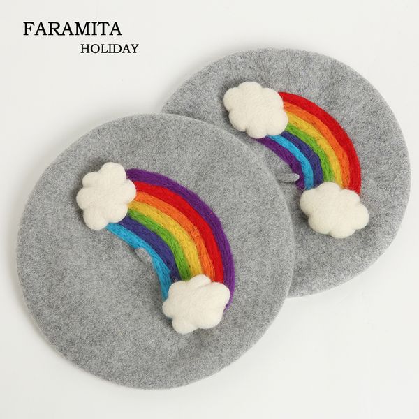faramita holiday rainbow cloud colorful 3d women winter cartoon novelty winter warm autumn originality manual beret hat cap girl, Blue;gray
faramita holiday rainbow cloud colorful 3d women winter cartoon novelty winter warm autumn originality manual beret hat cap girl, Blue;gray
