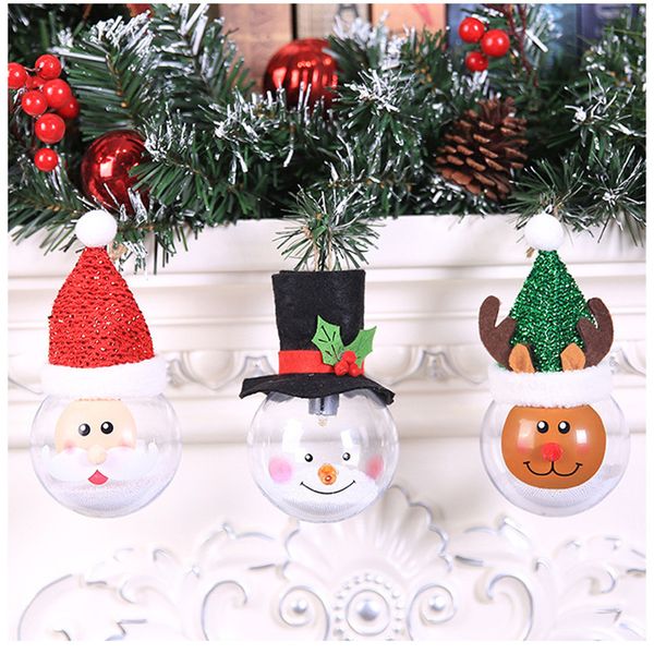 рождество transparent светодиодные шары xmas tree висячие подвеска снеговик elk украшение партии безделушка украшения supplies 1 / 3шт
рождество transparent светодиодные шары xmas tree висячие подвеска снеговик elk украшение партии безделушка украшения supplies 1 / 3шт