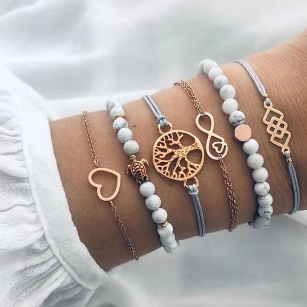 hollow love 8 word bracelet weaving beads turtle tree of life 6 suit bracelet, Black
hollow love 8 word bracelet weaving beads turtle tree of life 6 suit bracelet, Black