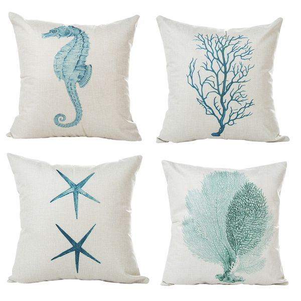 mediterranean style cushion cover marine ocean sea starfish coral pillowcase linen cotton throw pillow cover 45x45cm home decor
mediterranean style cushion cover marine ocean sea starfish coral pillowcase linen cotton throw pillow cover 45x45cm home decor