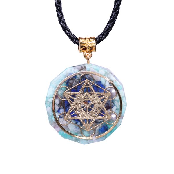 orgonite energy crystal pendant resin jewelry handcraft pendant gathering wealth brings good luck woman necklace, Silver
orgonite energy crystal pendant resin jewelry handcraft pendant gathering wealth brings good luck woman necklace, Silver