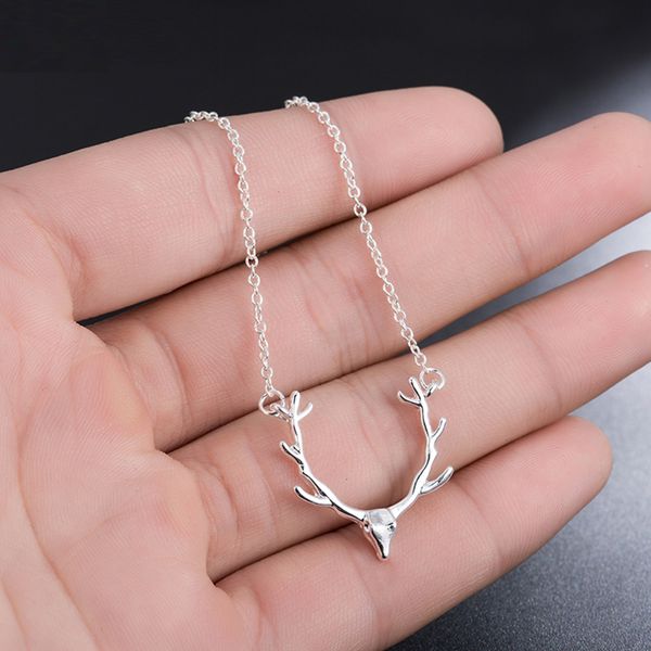 sedex women deer horn antler necklace jewelry simple elegant horn necklace antler tiny cute pendant, Silver
sedex women deer horn antler necklace jewelry simple elegant horn necklace antler tiny cute pendant, Silver