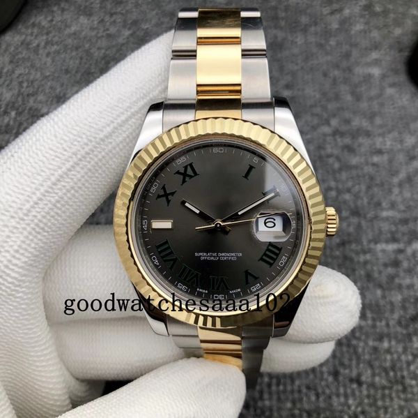 datejust ii 116333 черный циферблат римские цифры стали 18k желтое золото из нержавеющей стали автоматические часы, Slivery;brown
datejust ii 116333 черный циферблат римские цифры стали 18k желтое золото из нержавеющей стали автоматические часы, Slivery;brown