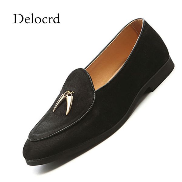 plus size 38-48 suede men loafers solid color slip-on lazy shoes sickle metal decorated breathable driving shoes men delocrd, Black
plus size 38-48 suede men loafers solid color slip-on lazy shoes sickle metal decorated breathable driving shoes men delocrd, Black