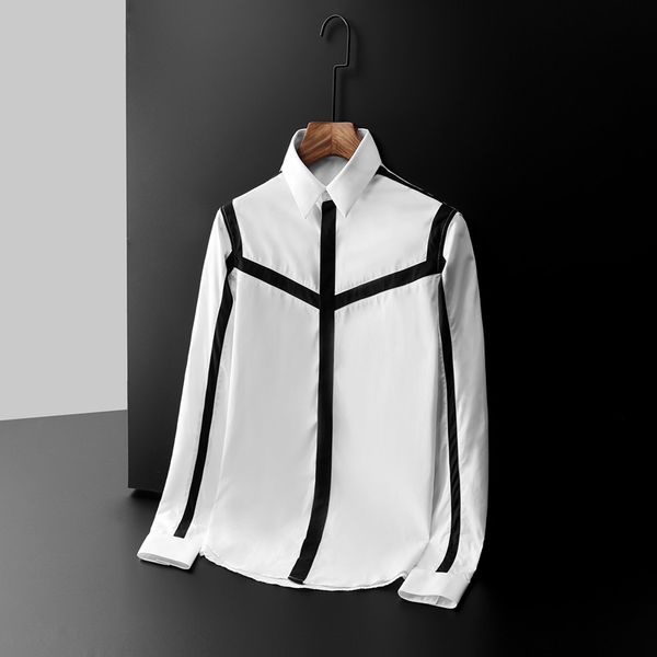 men's shirt new 2019 autumn men's fashion trend printing shirt cotton casual slim long-sleeved shirt personality wild size -4xl, White;black
men's shirt new 2019 autumn men's fashion trend printing shirt cotton casual slim long-sleeved shirt personality wild size -4xl, White;black