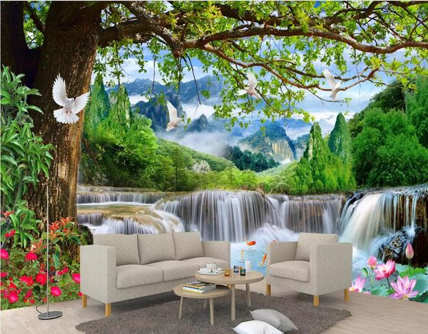 3d room wallpaper custom p non-woven mural simple casual green tree forest waterfall landscape tooling mural wallpaper for walls 3 d
3d room wallpaper custom p non-woven mural simple casual green tree forest waterfall landscape tooling mural wallpaper for walls 3 d