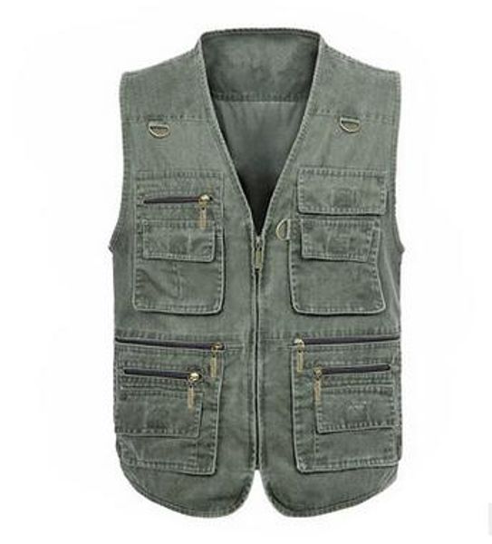 middle-aged and old-aged outdoor vest men's spring and autumn models loose code multi-pocket daddy loaded pgraphy fishing vest, Black;white
middle-aged and old-aged outdoor vest men's spring and autumn models loose code multi-pocket daddy loaded pgraphy fishing vest, Black;white
