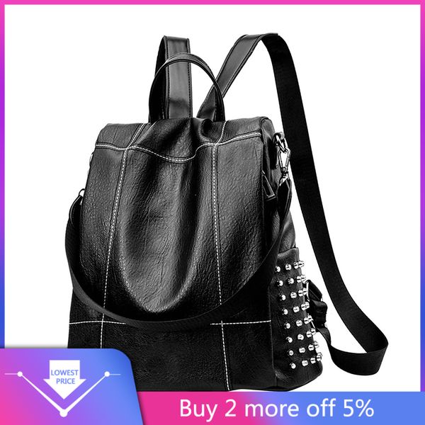 2019 solid color women ladies bagpack fashion rivet backpack schoolbag casual back pack mochila travel student daypack bags #c11
2019 solid color women ladies bagpack fashion rivet backpack schoolbag casual back pack mochila travel student daypack bags #c11