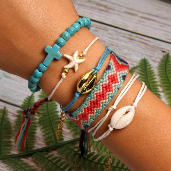 5 piece shell bracelet, set turtle, starfish cross beads, boho weave bracelet- stacking bracelets- friendship breacelets, White
5 piece shell bracelet, set turtle, starfish cross beads, boho weave bracelet- stacking bracelets- friendship breacelets, White