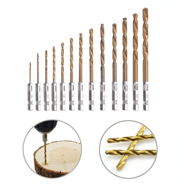 titanium drill bit set hex shank twist bits tool coated drill bits high speed steel set shank power drilling tool for wood
titanium drill bit set hex shank twist bits tool coated drill bits high speed steel set shank power drilling tool for wood