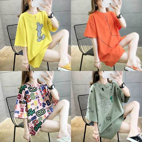 t-shirt women's short sleeve loose student 2020 t-shirt casual cartoon ins fashionable round collar large size top, White
t-shirt women's short sleeve loose student 2020 t-shirt casual cartoon ins fashionable round collar large size top, White