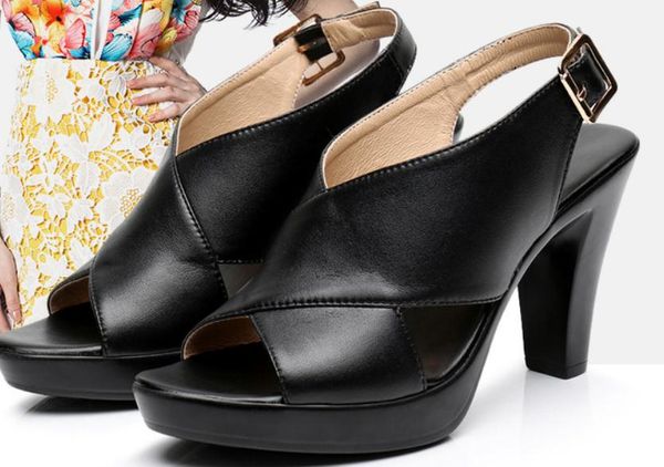 2019 women's sandals in summer with new style high heel coarse heel waterproof table@2250, Black
2019 women's sandals in summer with new style high heel coarse heel waterproof table@2250, Black