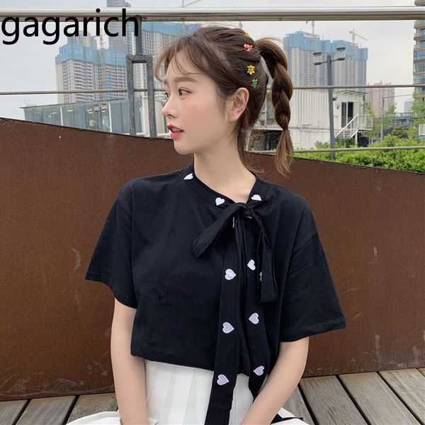 gagarich ladies sweet t shirts femme chic love heart embroidery bow lace up short sleeve korean loose tshirt women summer, White
gagarich ladies sweet t shirts femme chic love heart embroidery bow lace up short sleeve korean loose tshirt women summer, White