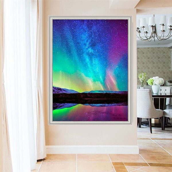 5d полного дрель diy алмазной живопись искусства картины наборы для взрослой aurora scenery
5d полного дрель diy алмазной живопись искусства картины наборы для взрослой aurora scenery