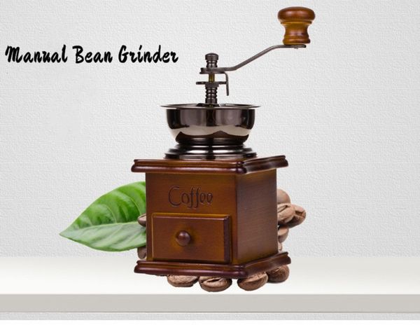 wholesale retro coffee grinder with wood pedestal manual bean grinders with crank handle vintage diy pepper mill ceramic core grindings
wholesale retro coffee grinder with wood pedestal manual bean grinders with crank handle vintage diy pepper mill ceramic core grindings