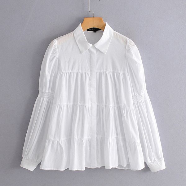 autumn fashion white blouse women puff long sleeve chic ladies shirt turn down collar plus size stylish blusa feminina xs-l
autumn fashion white blouse women puff long sleeve chic ladies shirt turn down collar plus size stylish blusa feminina xs-l