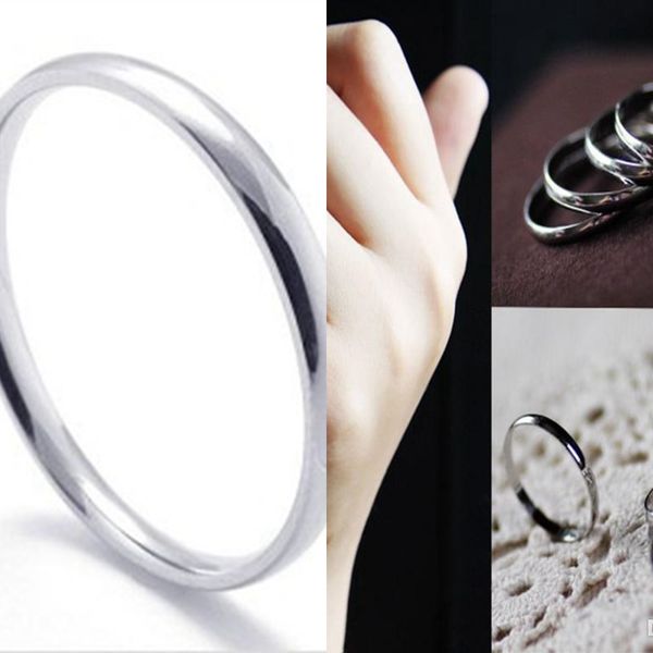 women simple 2mm for stainless steel rings ladies bulk jewelry wholesale ring men fashion girl gifts drop shipping, Silver
women simple 2mm for stainless steel rings ladies bulk jewelry wholesale ring men fashion girl gifts drop shipping, Silver