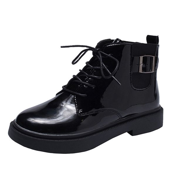 casual boots women flat solid zipper biker flat winter women shoes 2019 autumn winter lace-up buckle strap shoes woman, Black
casual boots women flat solid zipper biker flat winter women shoes 2019 autumn winter lace-up buckle strap shoes woman, Black