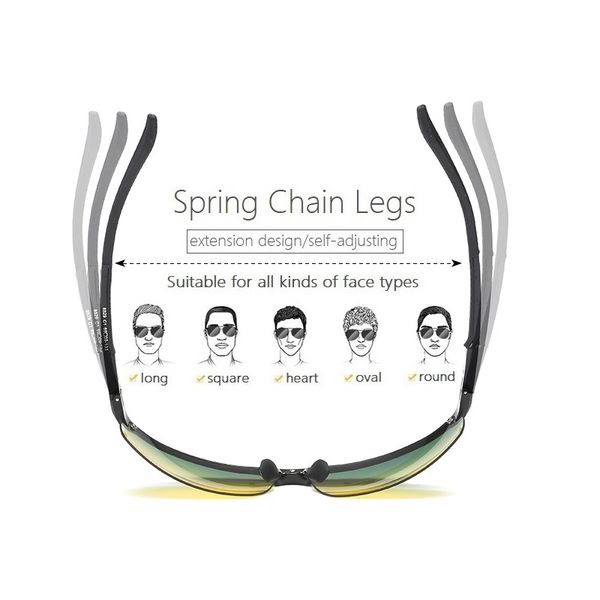 yso sunglasses men polarized uv400 aluminium magnesium frame hd night vision driving glasses semi rimless accessory for men 8177, White;black
yso sunglasses men polarized uv400 aluminium magnesium frame hd night vision driving glasses semi rimless accessory for men 8177, White;black
