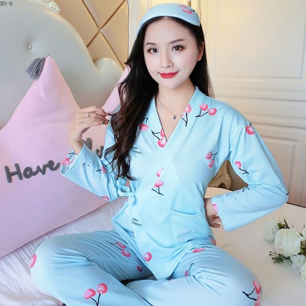 2019 spring pajamas suit cute women's pajama sets print 2 pieces set + long pant pyjamas women loose leisure nightwear set, Blue;gray
2019 spring pajamas suit cute women's pajama sets print 2 pieces set + long pant pyjamas women loose leisure nightwear set, Blue;gray