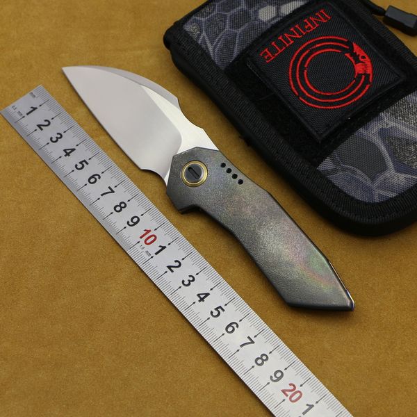 INFINITE parrot folding knife M390 blade Titanium handle Outdoor camping hunting Survival pocket Kitchen fruit knive EDC tools 
INFINITE parrot folding knife M390 blade Titanium handle Outdoor camping hunting Survival pocket Kitchen fruit knive EDC tools