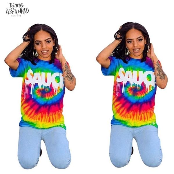 beach style fashion tie dye print women tees o neck short sleeve summer letter clothes letters spliced casual style tees, White
beach style fashion tie dye print women tees o neck short sleeve summer letter clothes letters spliced casual style tees, White