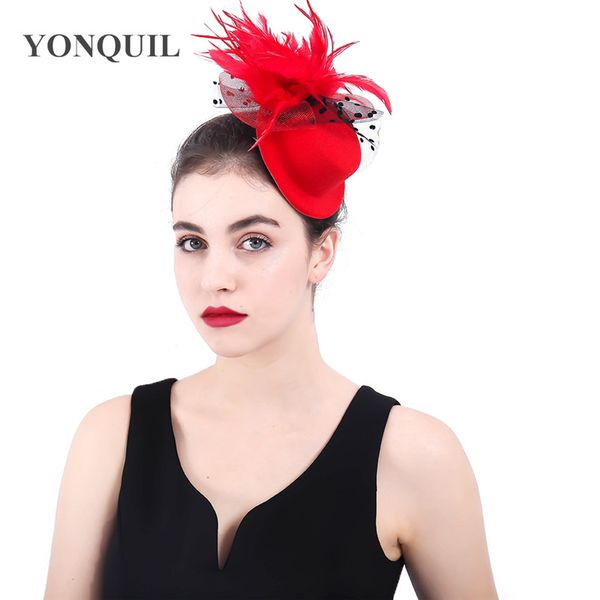 polyester women's bridal feather fascinator headwear event occasion hat for kentucky derby church wedding party race
polyester women's bridal feather fascinator headwear event occasion hat for kentucky derby church wedding party race