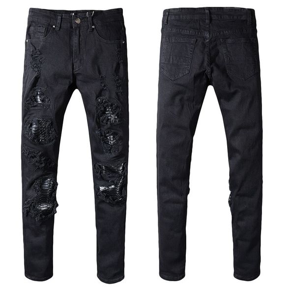 2020 new fashion brand men's washed hole joint flaky design casual black slim lightweight denim stretch denim retro skinny jeans pants, Blue
2020 new fashion brand men's washed hole joint flaky design casual black slim lightweight denim stretch denim retro skinny jeans pants, Blue