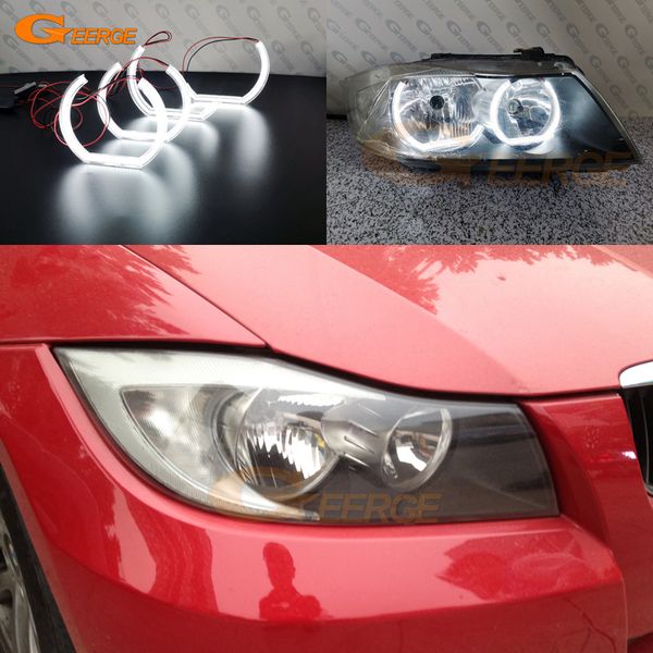 for 3 series e90 e91 2005 2006 2007 2008 pre lci headlight excellent dtm style ultra bright led angel eyes kit hao rings
for 3 series e90 e91 2005 2006 2007 2008 pre lci headlight excellent dtm style ultra bright led angel eyes kit hao rings