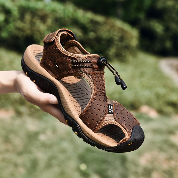 sandalia male casual flip flops sandals sandalia shoes hiking leather men professional summer bicycle shoes slippers outdoor, Black
sandalia male casual flip flops sandals sandalia shoes hiking leather men professional summer bicycle shoes slippers outdoor, Black