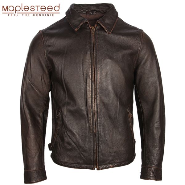 vintage distressed leather jacket for men leather coat stone milled 100% natural cow skin men bomber jackets autumn m252, Black
vintage distressed leather jacket for men leather coat stone milled 100% natural cow skin men bomber jackets autumn m252, Black