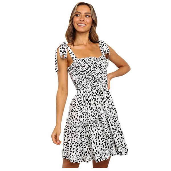 summer clothes for women strappy backless pleated flare ruffle dress vestidos de verano polka dot beach dresses ropa mujer #25, Black;gray
summer clothes for women strappy backless pleated flare ruffle dress vestidos de verano polka dot beach dresses ropa mujer #25, Black;gray