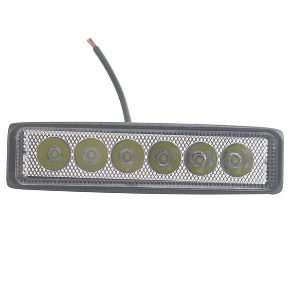 car led18w 6 lamp work light spotlight ultra-thin off-road vehicle overhaul motorcycle spotlight motorcycle off-road car an