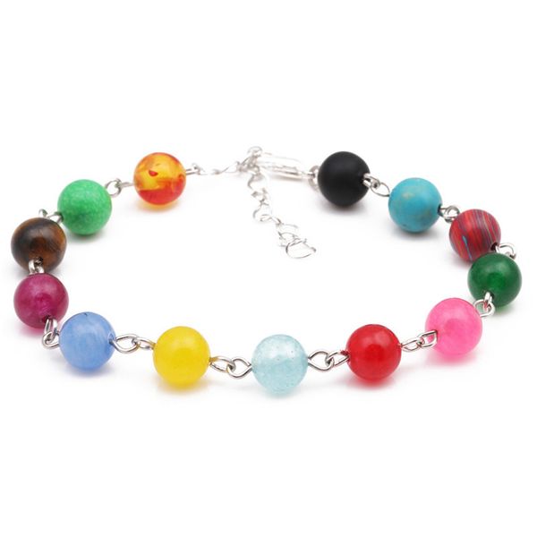 natural stone beads crystal 7 chakra bracelet for women braided chain bead bracelets reiki spiritual yoga jewelry, Black
natural stone beads crystal 7 chakra bracelet for women braided chain bead bracelets reiki spiritual yoga jewelry, Black