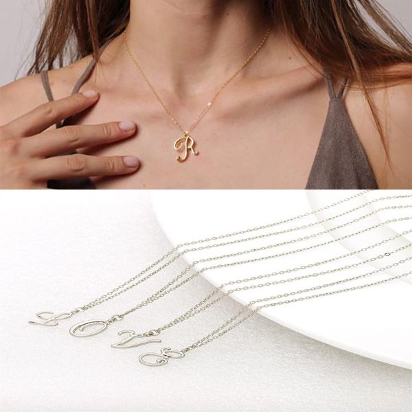 fashion jewelry women necklace simple choker european and american necklace english alphabet pendants stylish ornaments, Silver
fashion jewelry women necklace simple choker european and american necklace english alphabet pendants stylish ornaments, Silver