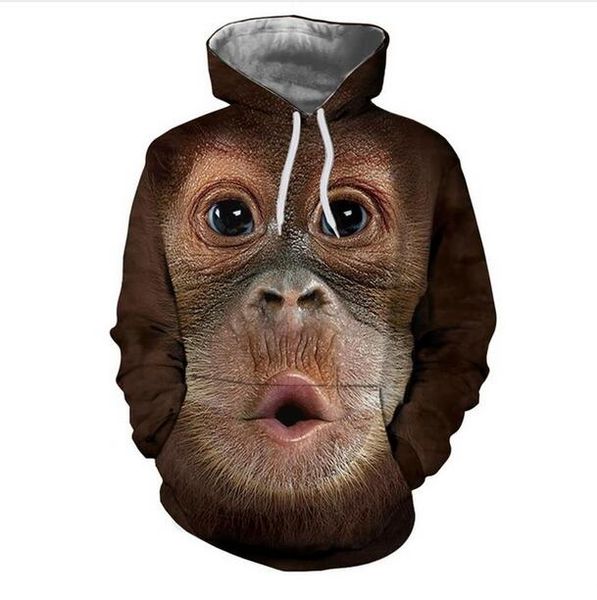 new fashion monkey prints hooded sweatshirt men women long sleeve outerwear pullovers 3d hoodies xlm062, Black
new fashion monkey prints hooded sweatshirt men women long sleeve outerwear pullovers 3d hoodies xlm062, Black