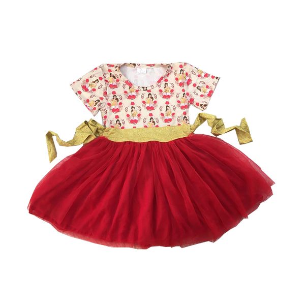 princess dress short twirly girls cute dresses adorable kids boutique clothes belt frock, Red;yellow
princess dress short twirly girls cute dresses adorable kids boutique clothes belt frock, Red;yellow